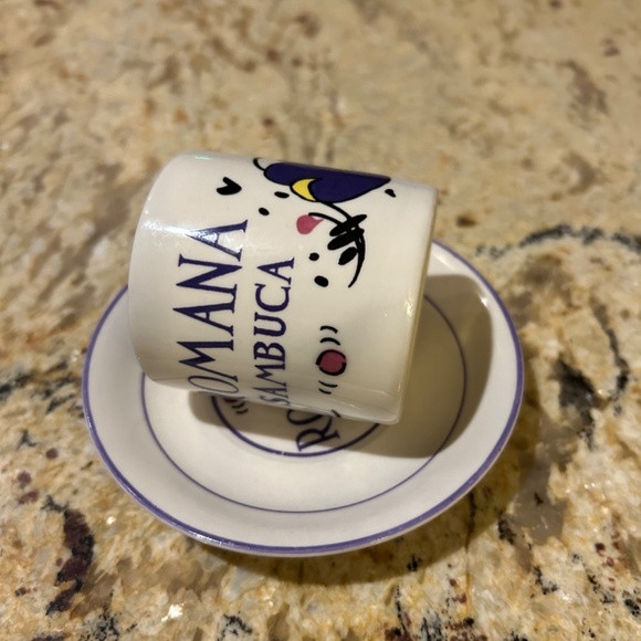 Demitasse Espresso Cup and Saucer set of two - Picture 3 of 4